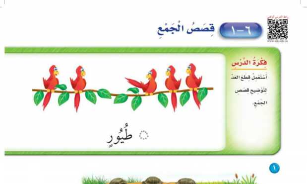 شرح درس قصص الجمع اول ابتدائي ف1