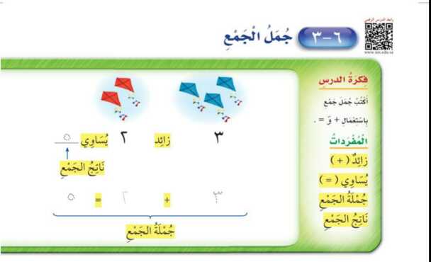 شرح درس جمل الجمع اول ابتدائي ف1