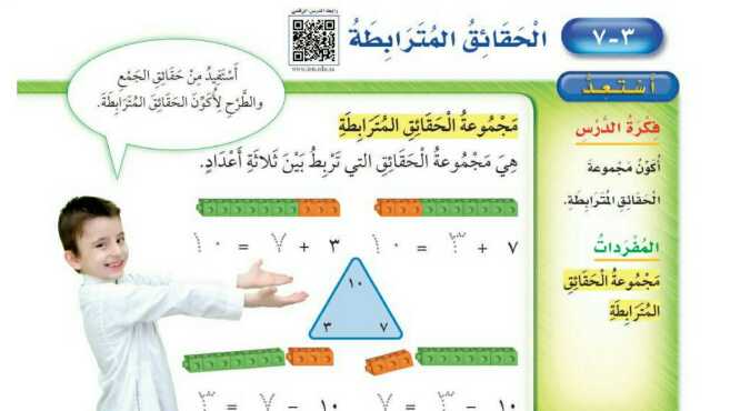 شرح درس الحقائق المترابطة ثاني ابتدائي ف1