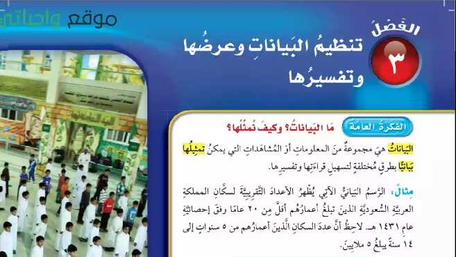تنظيم البيانات وعرضها وتفسيرها