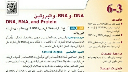 شرح درس DNA وRNA والبروتين أحياء ثاني ثانوي مسارات ف2