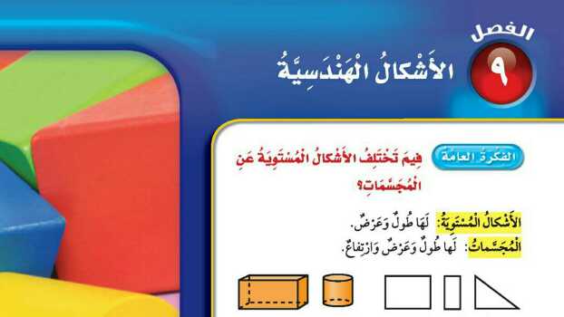 الفصل التاسع الأشكال الهندسية