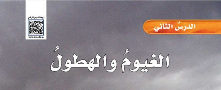 شرح درس الغيوم والهطول خامس ابتدائي ف2
