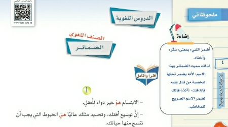 شرح درس الصنف اللغوي الضمائر اول متوسط ف2
