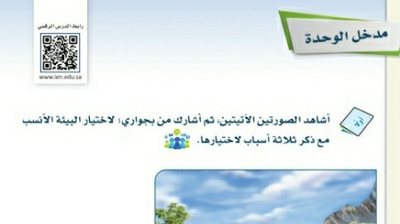 مدخل الوحدة السادسة البيئة الصحية ثاني متوسط ف2