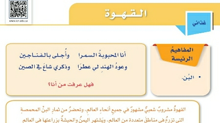 شرح درس القهوة مهارات حياتية للصف سادس ابتدائي ف1