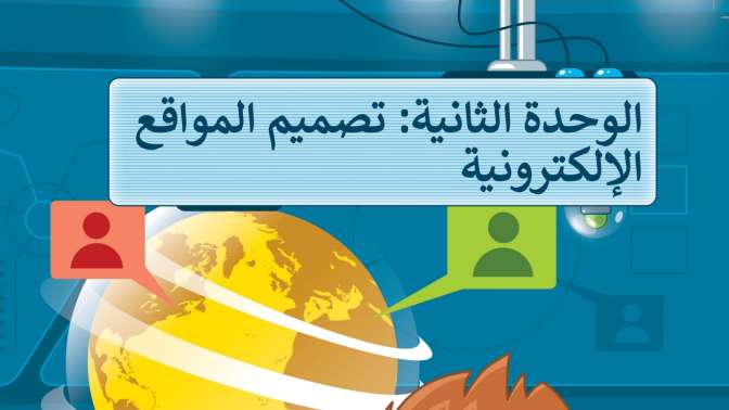 حل الوحدة الثانية تصميم المواقع الإلكترونية سادس ابتدائي ف2 1447