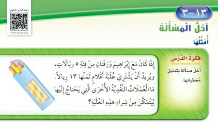 شرح درس أحل المسألة