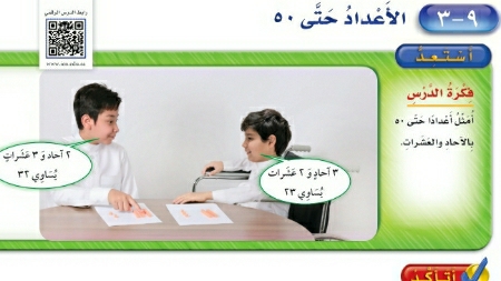 شرح درس الأعداد حتى ٥٠