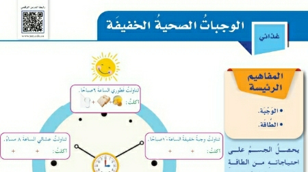 شرح درس الوجبات الصحية الخفيفة خامس ابتدائي ف2