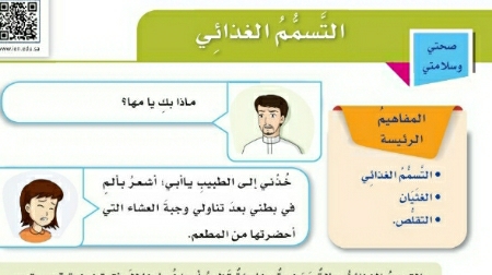 شرح درس التسمم الغذائي سادس ابتدائي ف2