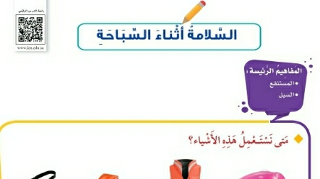 شرح درس السلامة أثناء السباحة ثالث ابتدائي ف2