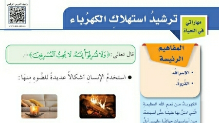 شرح درس ترشيد استهلاك الكهرباء رابع ابتدائي ف2