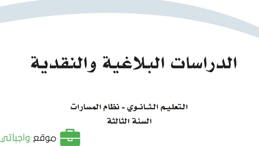 الدراسات البلاغية والنقدية