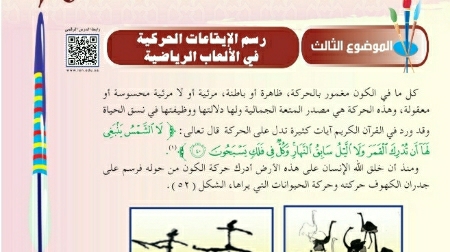 درس رسم الإيقاعات الحركية في الألعاب الرياضية خامس ابتدائي ف2