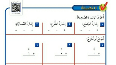 شرح التهيئة الفصل الثامن طرائق الجمع والطرح اول ابتدائي ف2