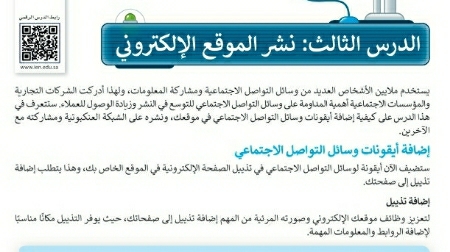 شرح درس نشر الموقع الإلكتروني مهارات رقمية سادس ابتدائي ف2