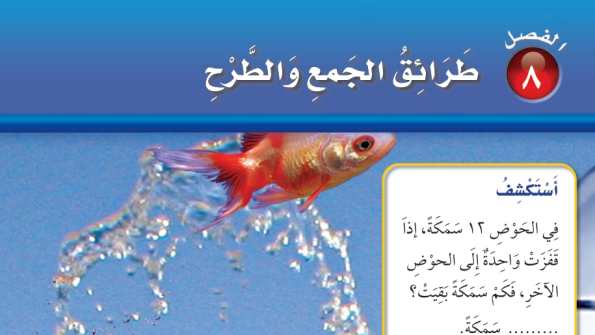 الفصل 8 طرائق الجمع والطرح