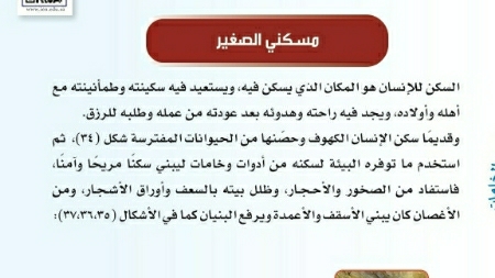 شرح درس مسكني الصغير ثالث ابتدائي ف2
