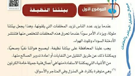 شرح درس بيئتنا النظيفة ثاني ابتدائي ف2
