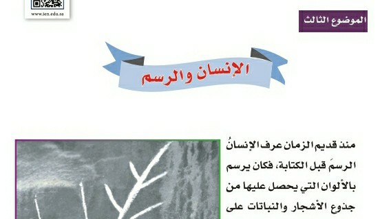 شرح درس الإنسان والرسم اول ابتدائي ف1